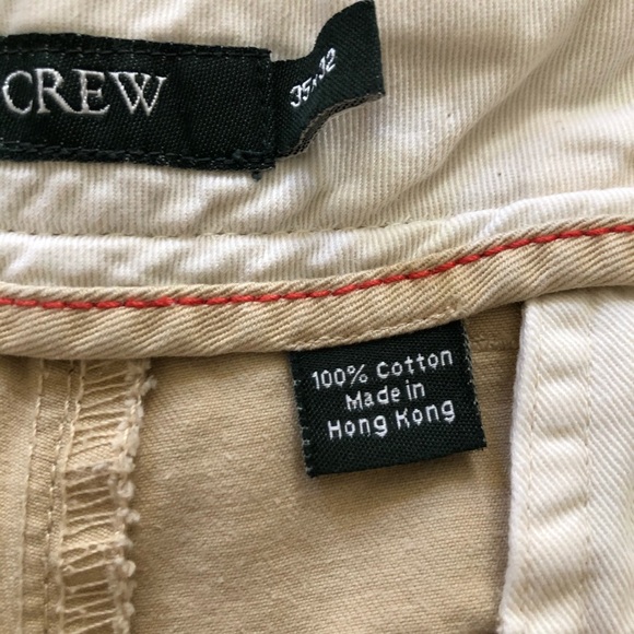 J.Crew khaki button up pants, size 35x27 - Picture 5 of 8